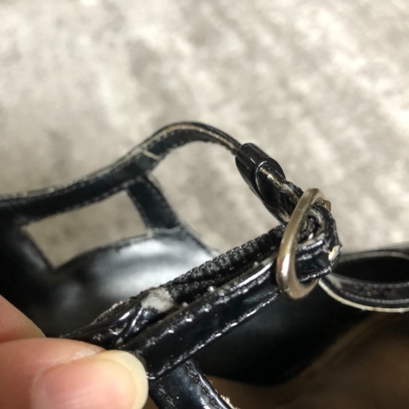 DEXFLEX by Dexter Heels Size 6.5 Round Toe Herringbone - Picture 6 of 11